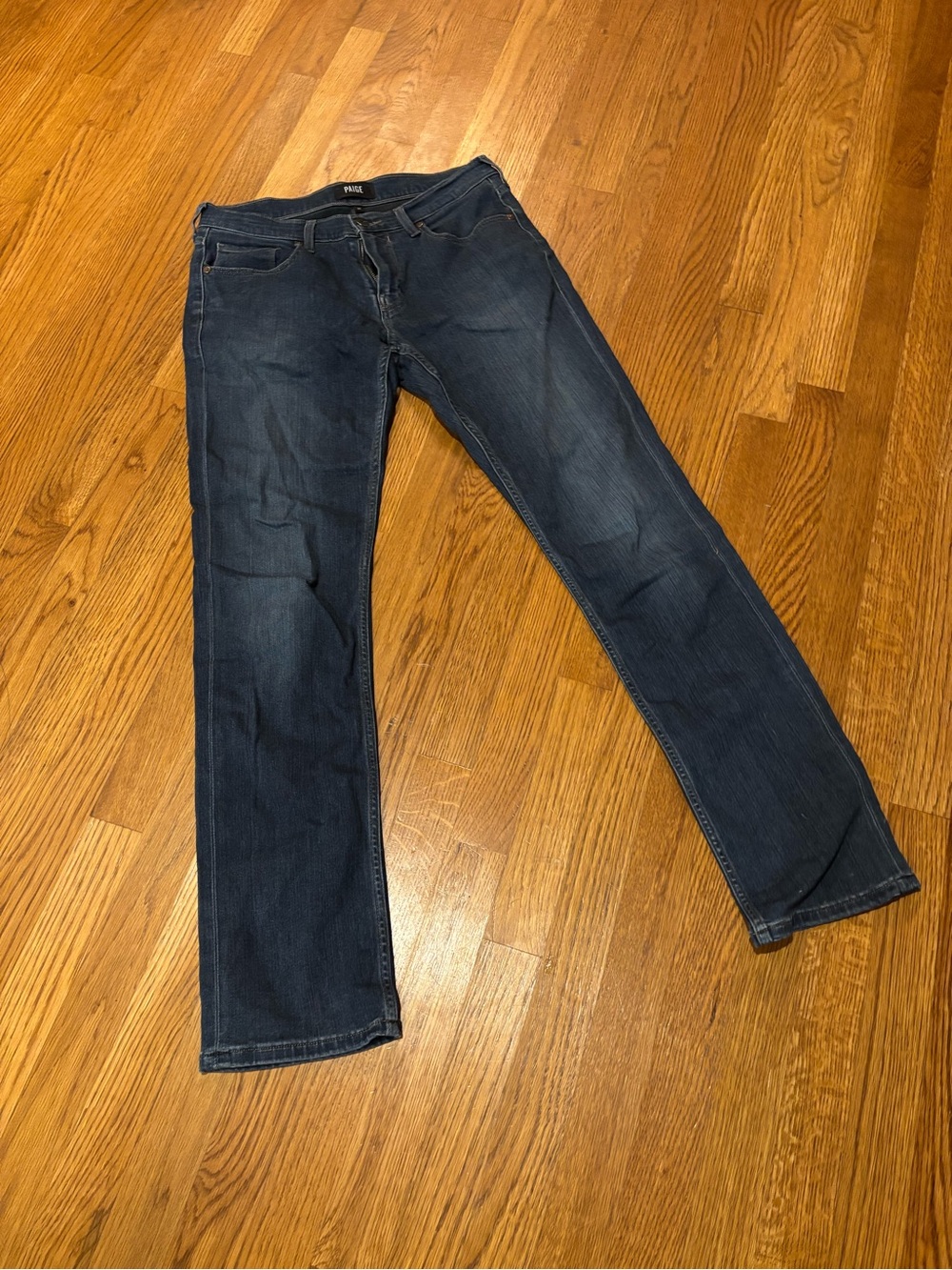 Paige Slim Straight Men’s Jeans - Dark Blue